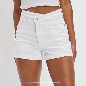 AE White Denim Shorts